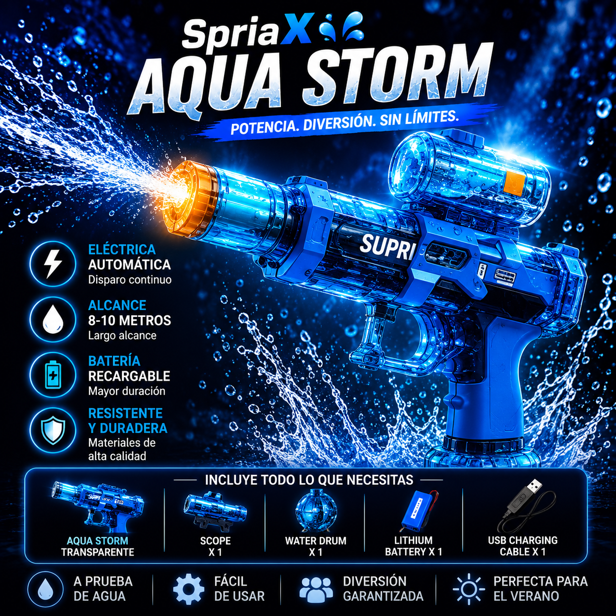 SpriaX™ HydroForce Pro